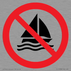 Prohibition: No sailing